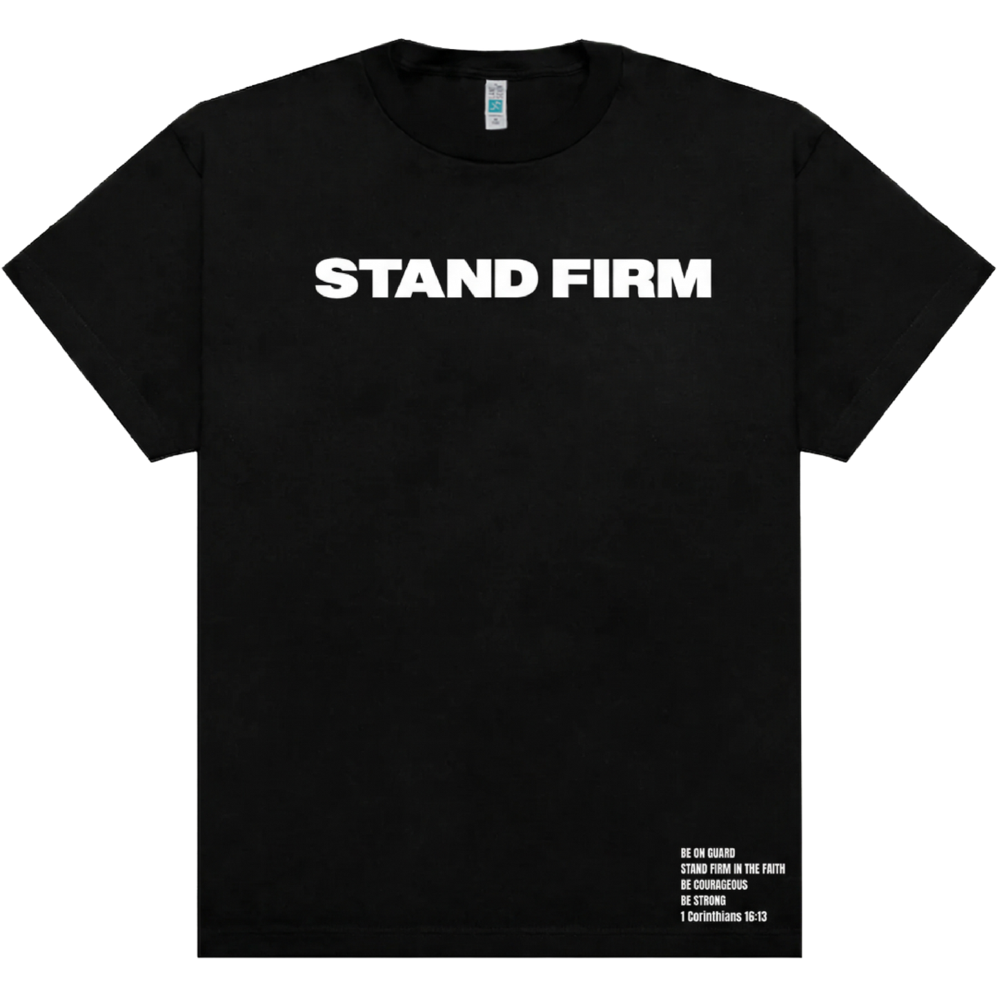 Stand Firm Crew T-Shirt - Black