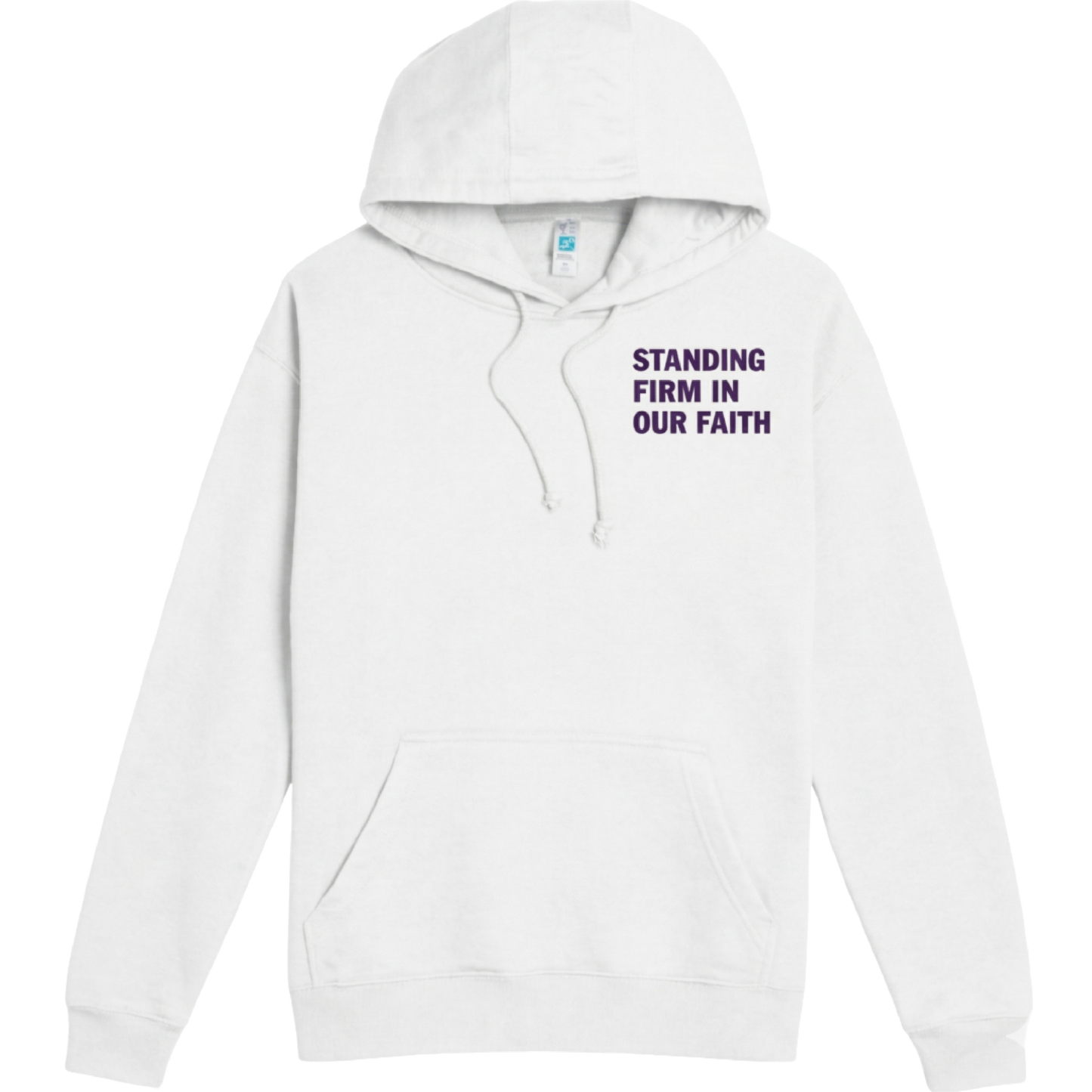 Standing Firm Hoodie- White