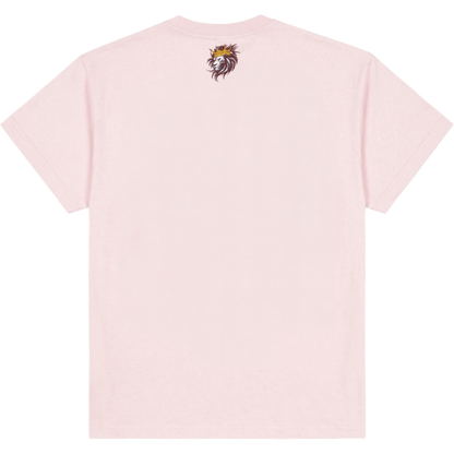Strong & Courageous Crew Tee - Pink
