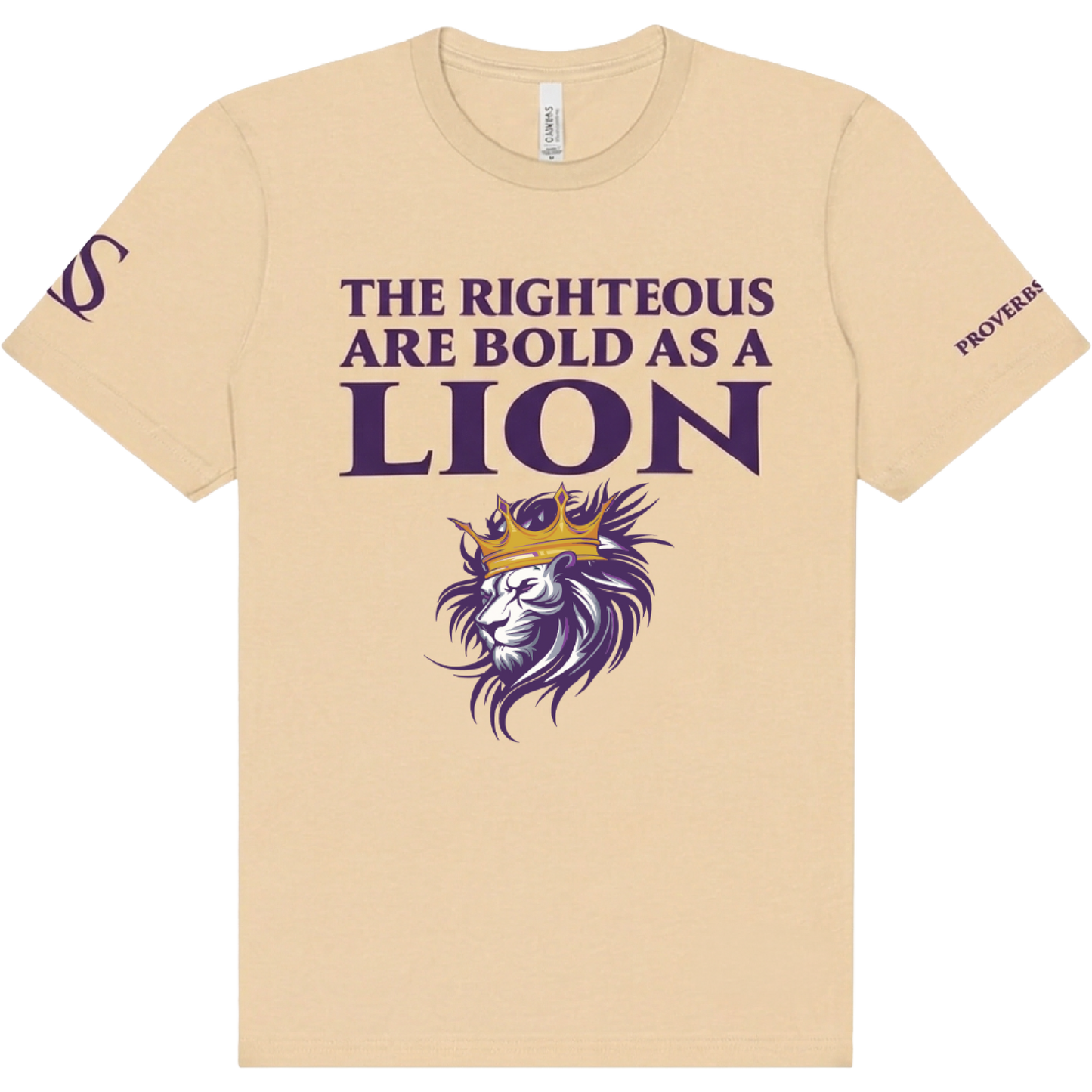 Bold As A Lion Crew Tee - Soft Cream